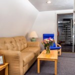 Towhee and Sparrow cottage living area